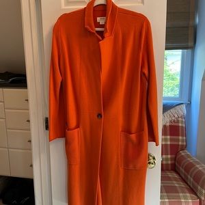 MAEVE by Anthropologie - orange car coat size, extra small, fits like a 6/8